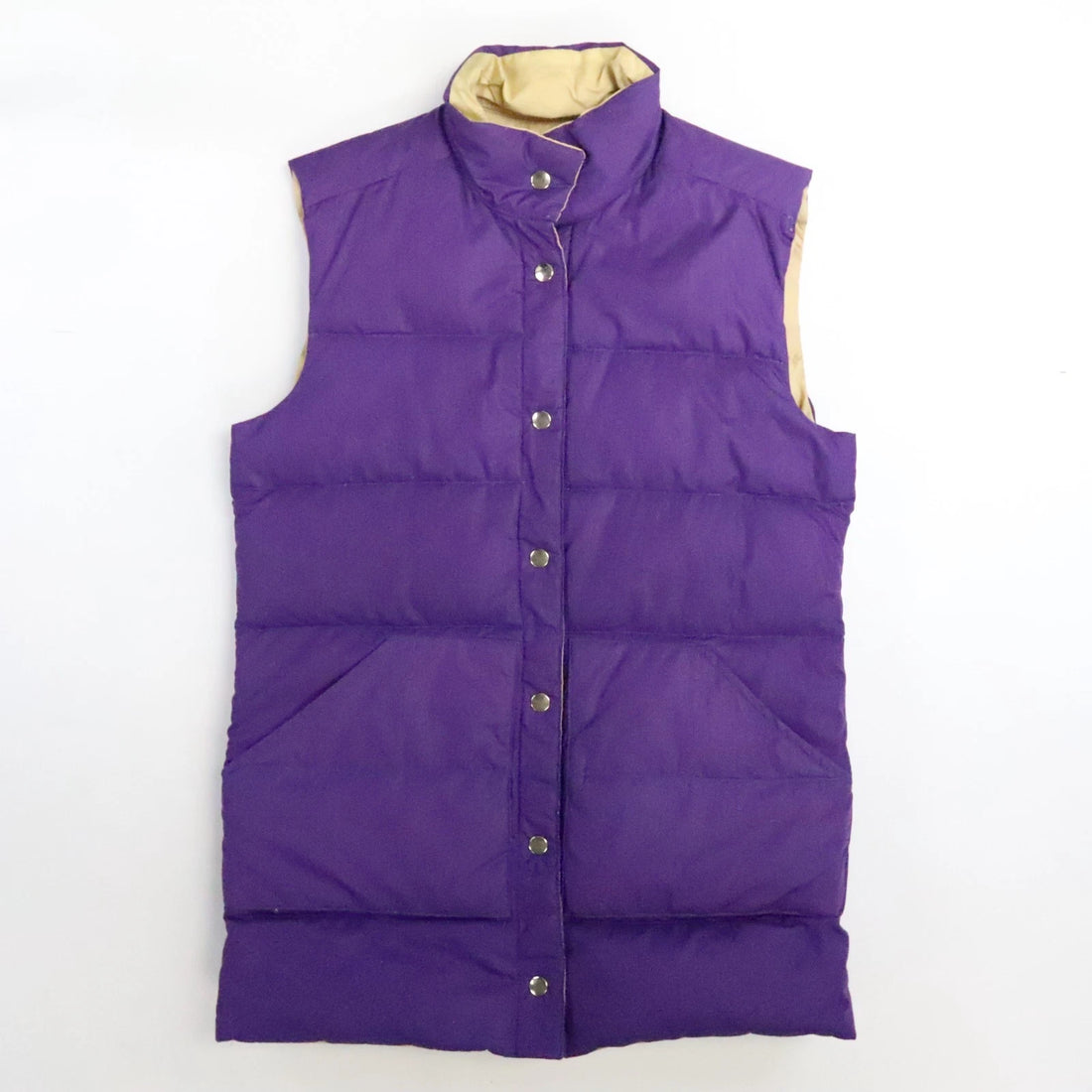 Vintage Swellwear Puffer Vest Jacket Size Medium Reversible Insulated