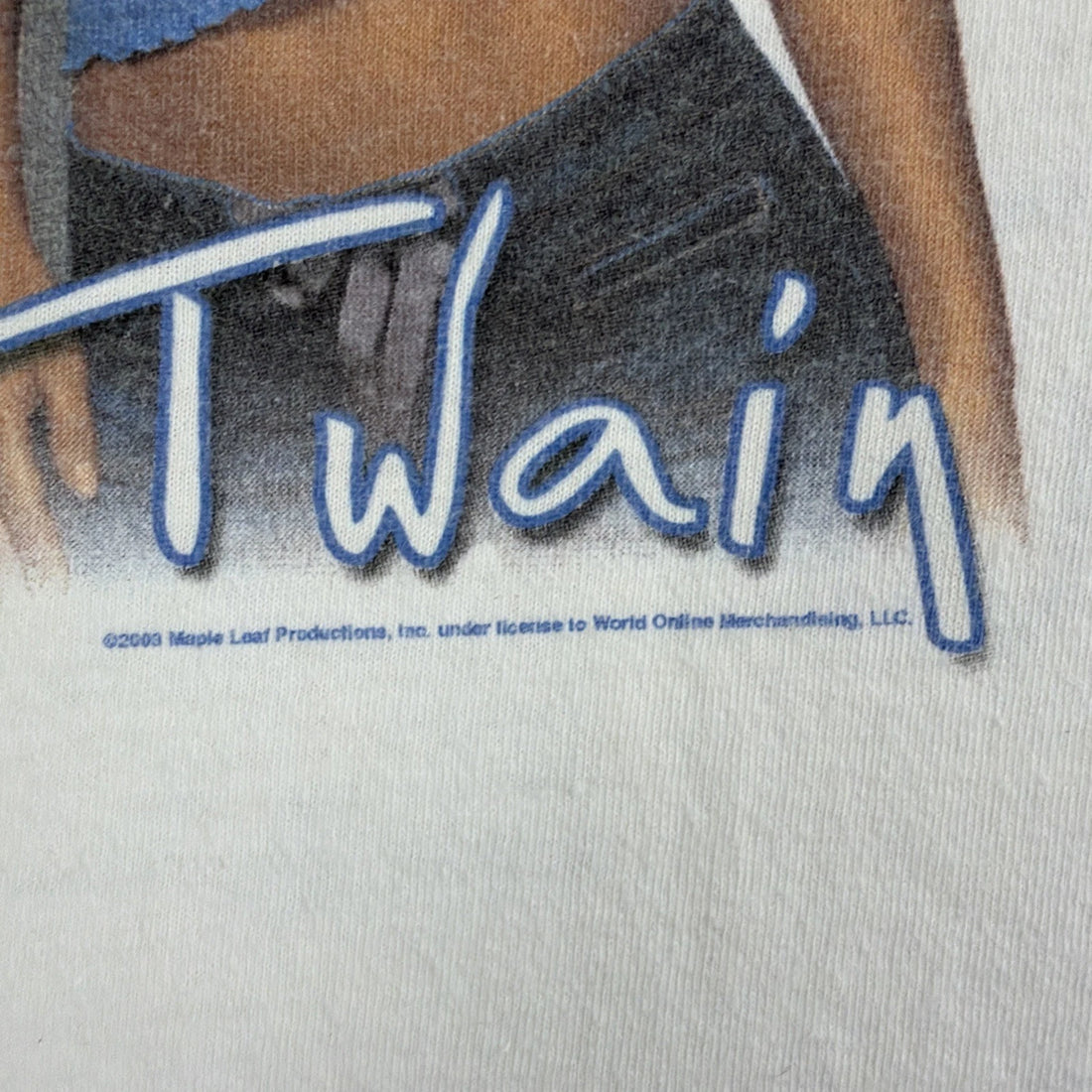 Vintage Shania Twain Up Tour T-Shirt Size XL 2004