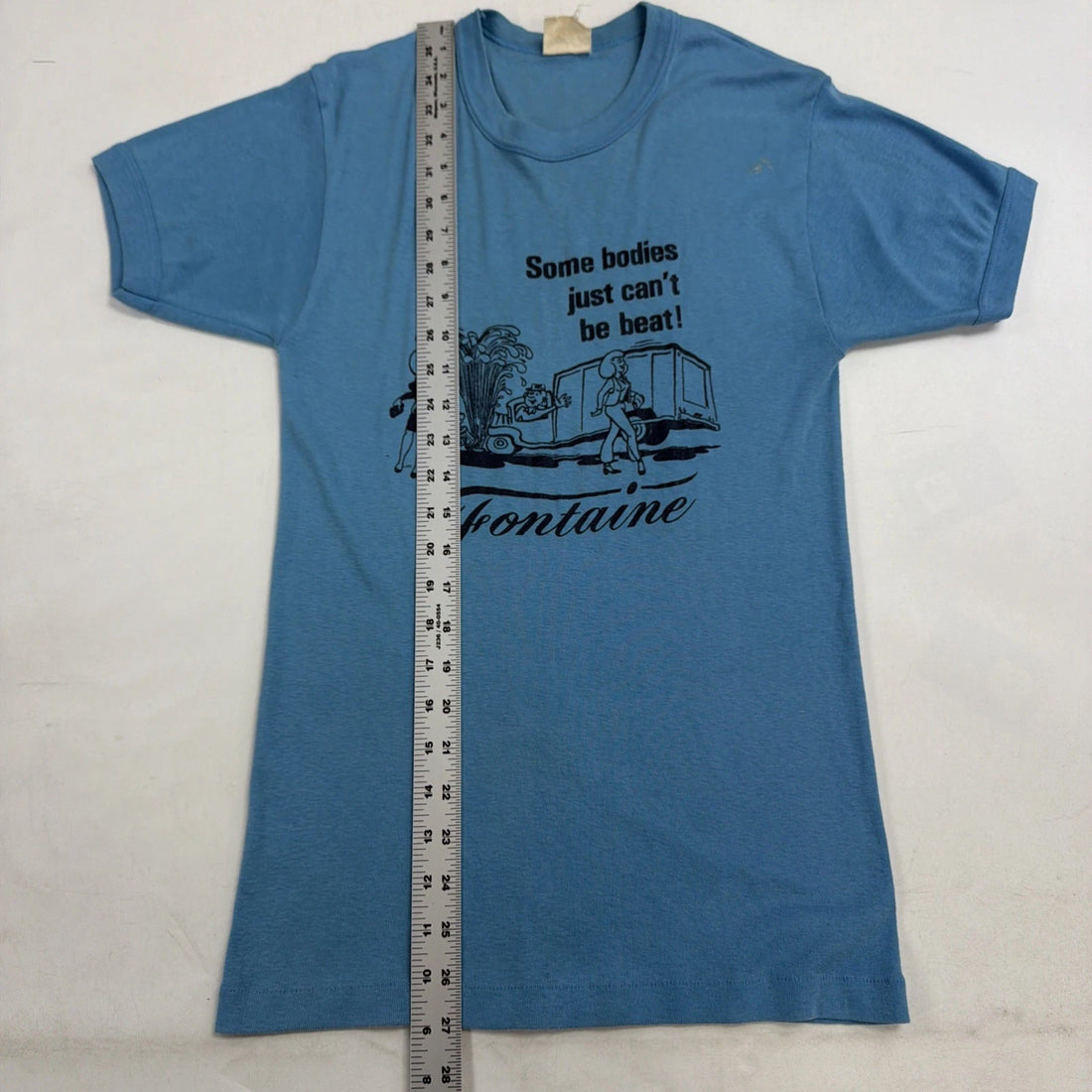 Vintage Fontaine Acadian T-Shirt Size Large 80s