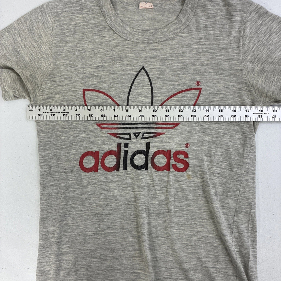 Vintage Adidas Trefoil T-Shirt Size Medium 80s 90s