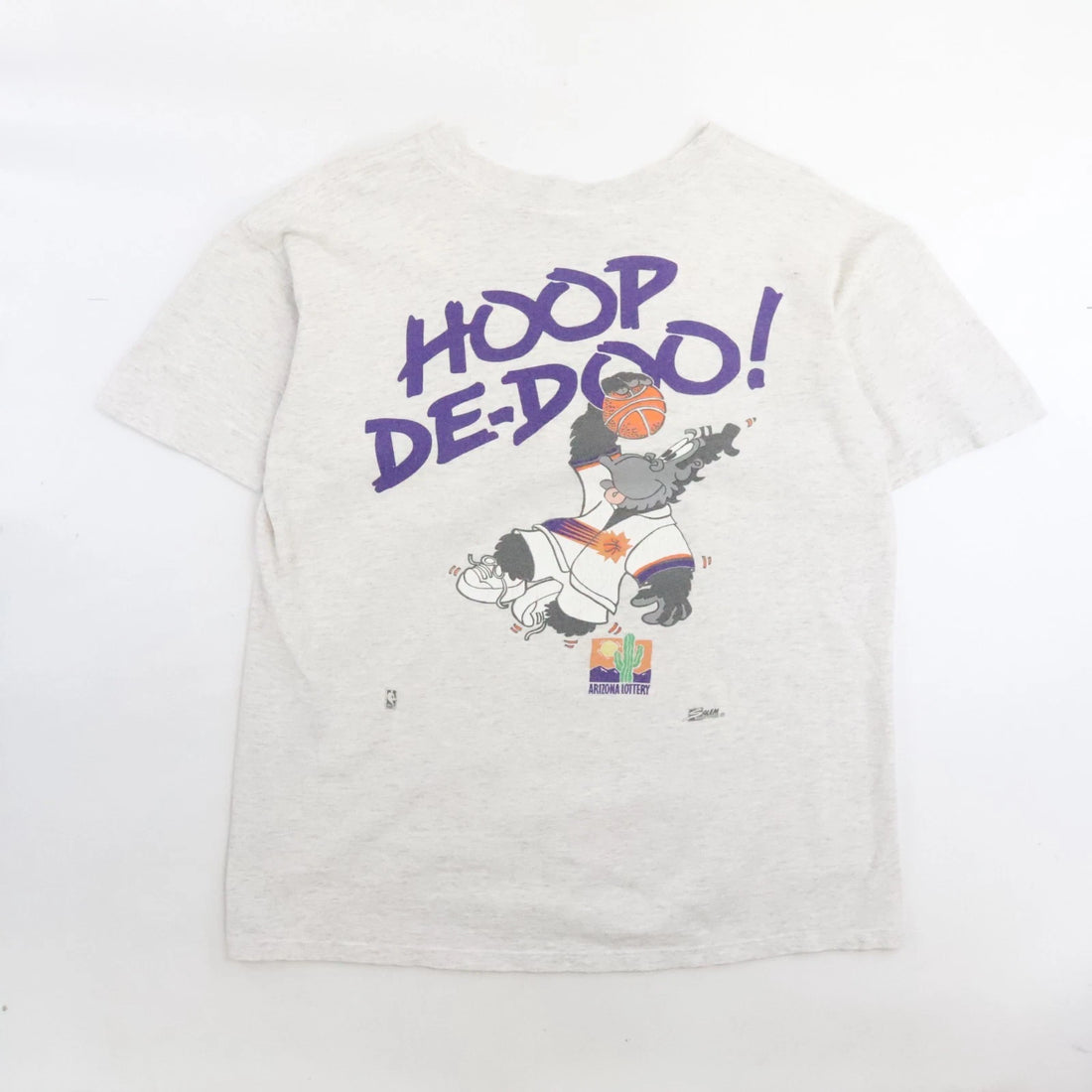 Vintage Phoenix Suns Caricature Hoop De-Doo T-Shirt Size Large 90s NBA