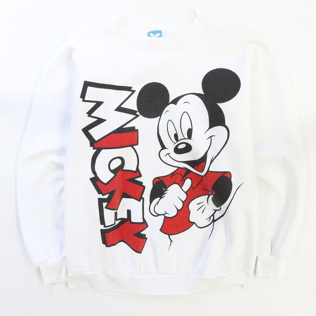 Vintage Mickey Mouse Disney Double Sided Crewneck Sweatshirt Size XL 80s 90s