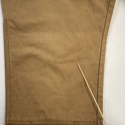 Dickies Canvas Carpenter Double Knee Work Pants Size XL Brown
