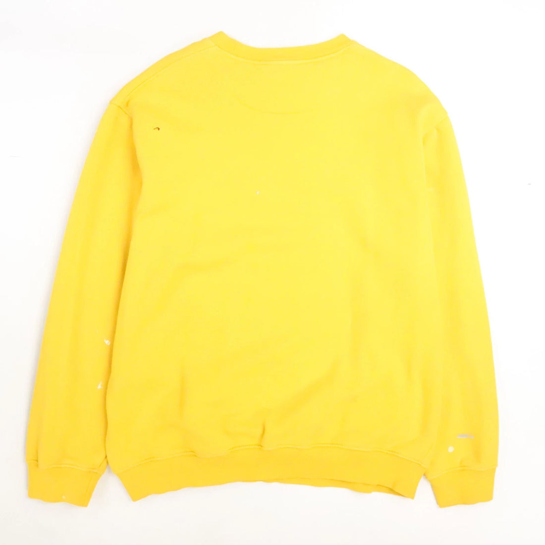 Vintage Nike Crewneck Sweatshirt Size Large Yellow Embroidered Swoosh