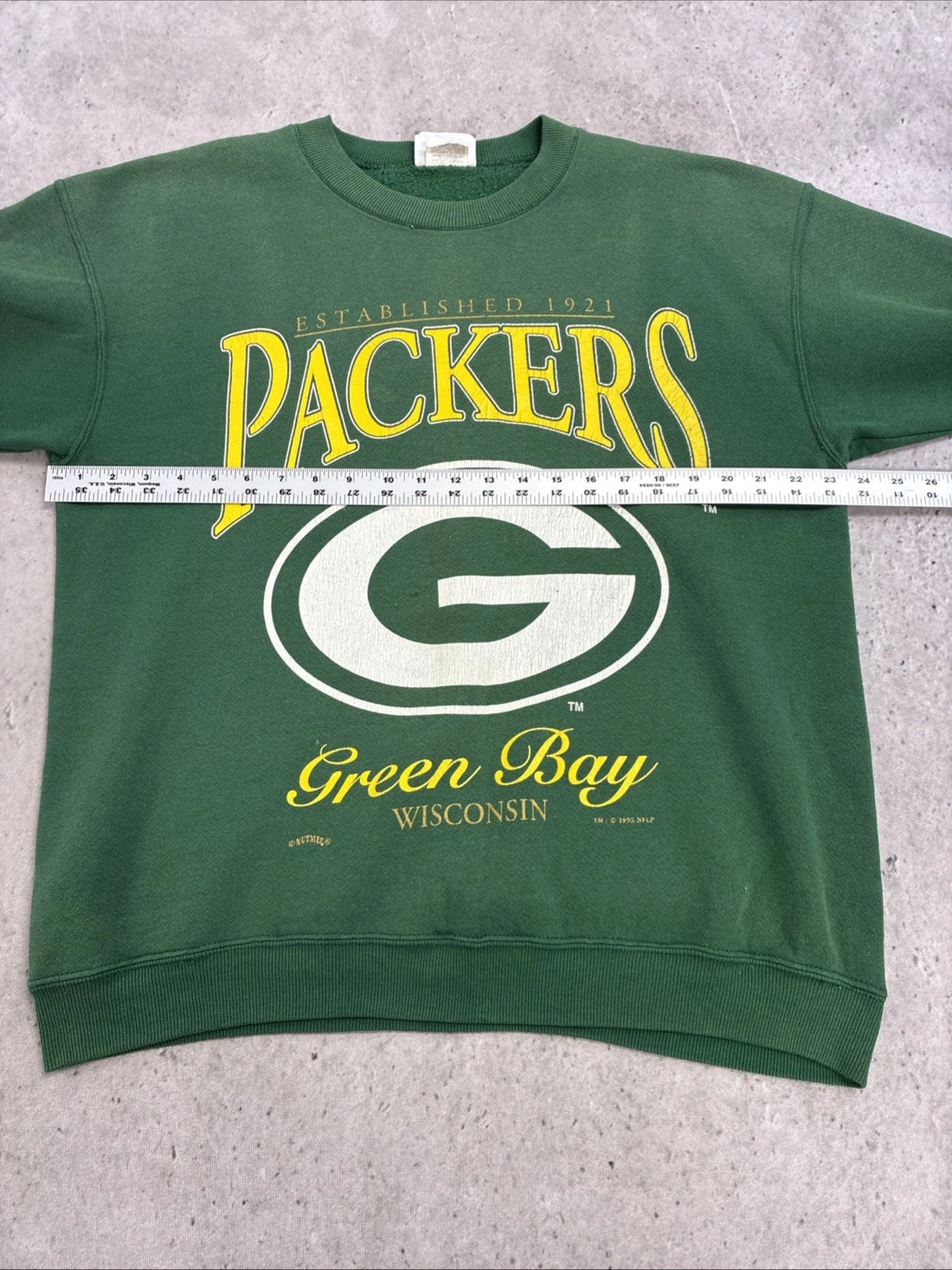 Vintage Green Bay Packers Crewneck Sweatshirt Size Large NFL