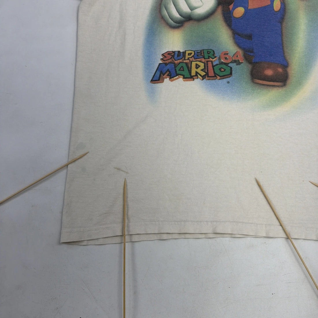 Vintage Super Mario 64 Toys R Us Promo T-Shirt Size Large Nintendo Video Game