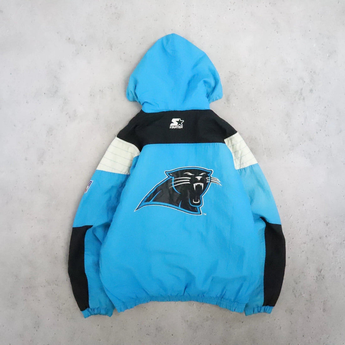 Carolina Panthers Starter Puffer Jacket Size Large Vintage 90s NFL