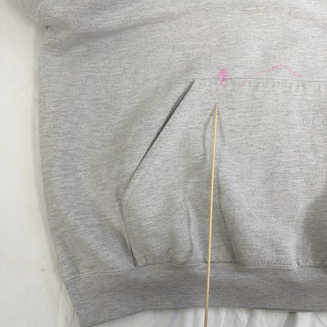 Vintage Carhartt Sweatshirt Hoodie Size 2XL Gray