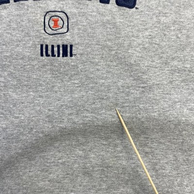 Vintage Illinois Fighting Illini Nike Crewneck Sweatshirt Size 2XL NCAA