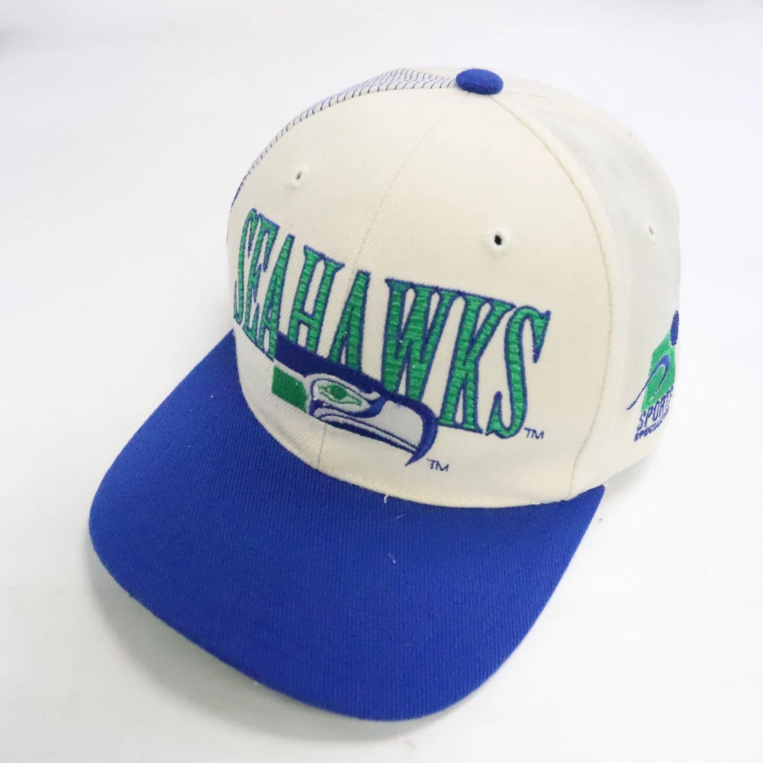 Vintage Seattle Seahawks Laser Sports Specialties Snapback Hat OSFA NFL