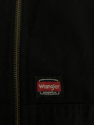 Wrangler Work Jacket Size Small Black