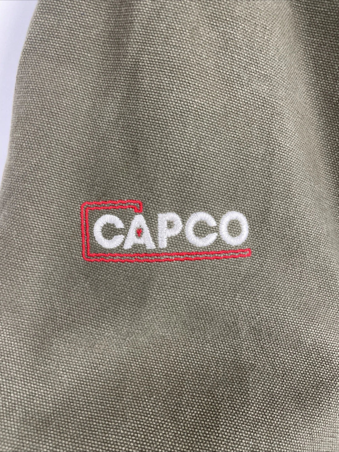 Carhartt Canvas Chore Work Jacket Size 2XL Green Blanket Lined