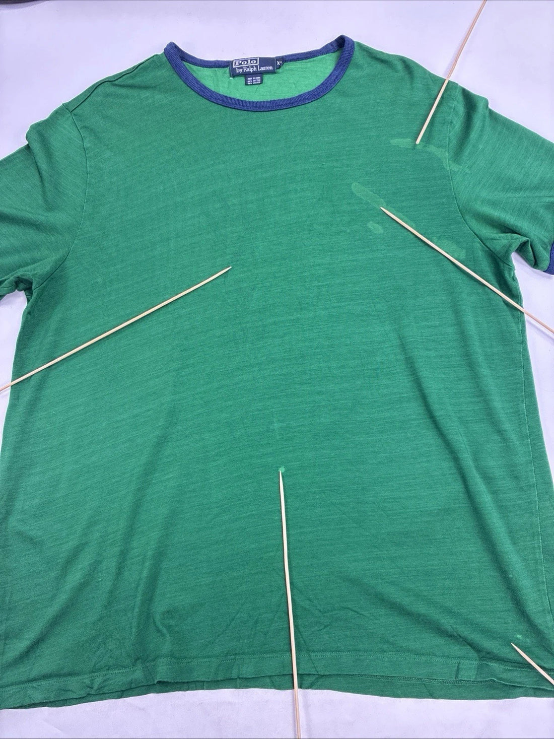 Vintage Polo Ralph Lauren Ringer T-Shirt Size XL