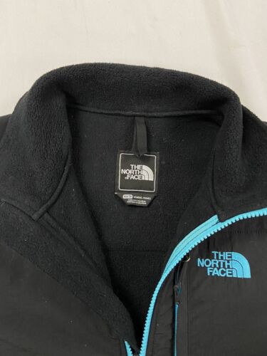 The North Face Denali Full Zip Fleece Jacket Size XS Black Teal