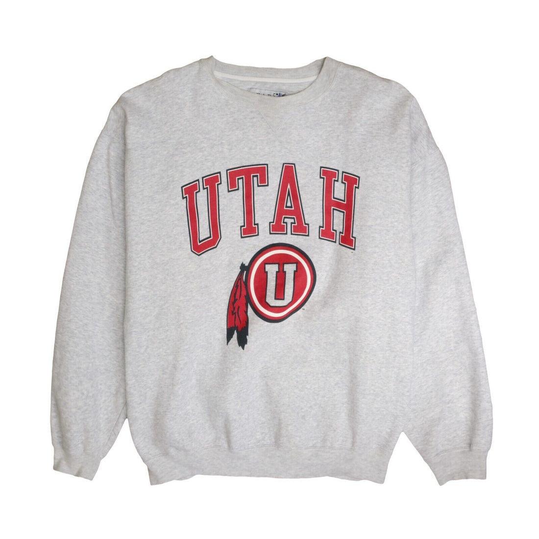 Vintage Utah Utes Sweatshirt Crewneck Size 3XL Gray NCAA