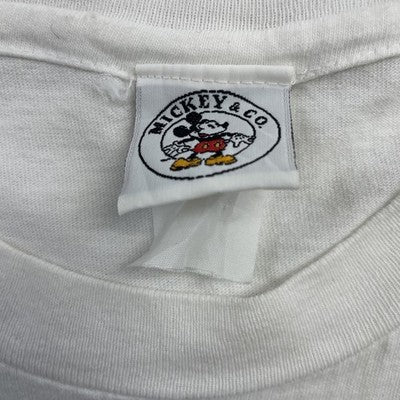 Vintage Mickey Mouse Disney T-Shirt Size Large Double Sided