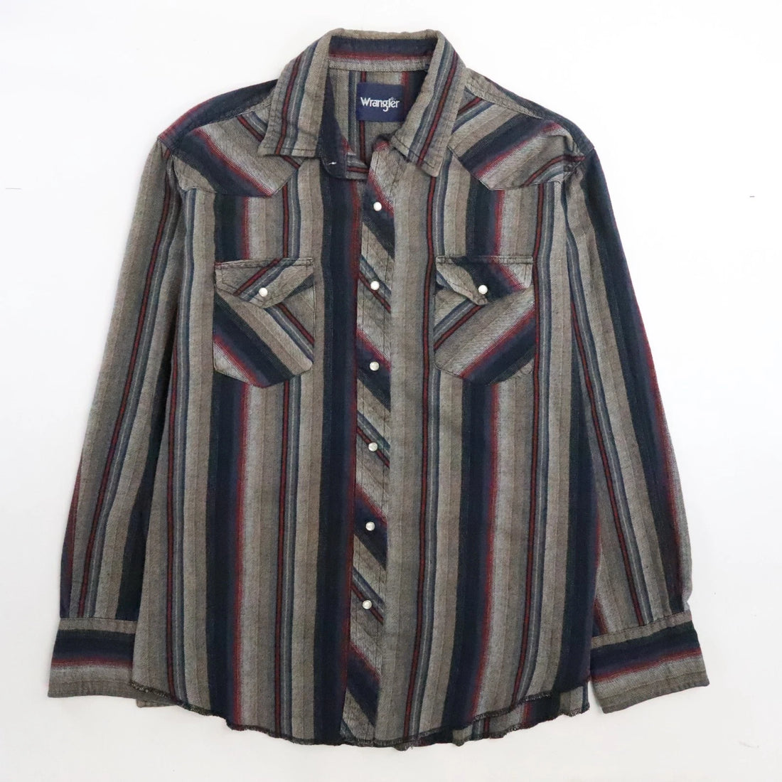 Vintage Wrangler Western Pearl Snap Shirt Size Medium
