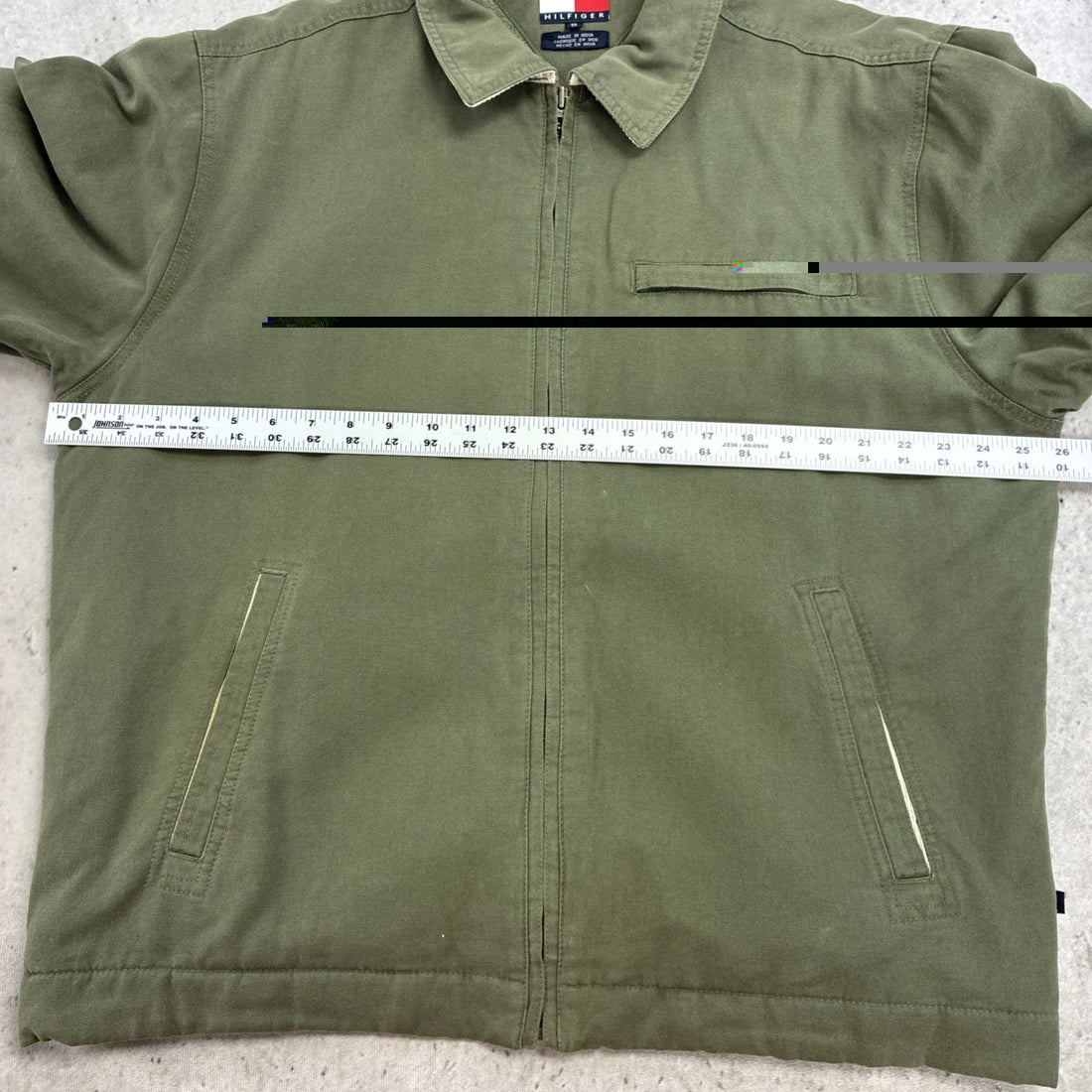 Tommy Hilfiger Fleece Lined Harrington Jacket Size XL