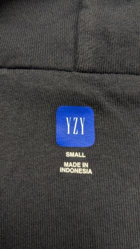 Yeezy Gap Unreleased Zip Sweatshirt Hoodie Size Small Navy Blue