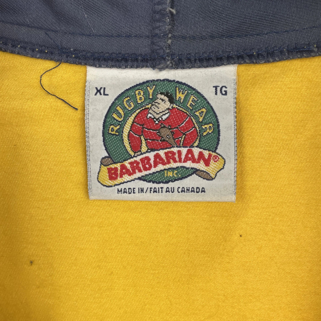 Vintage Queen's Barbarian Rugby Coat Jacket Size XL