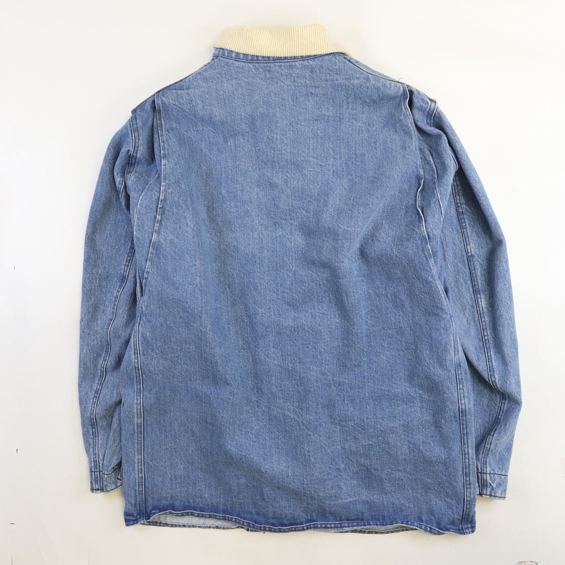 Vintage L.L. Bean Denim Barn Coat Chore Work Jacket Size Medium