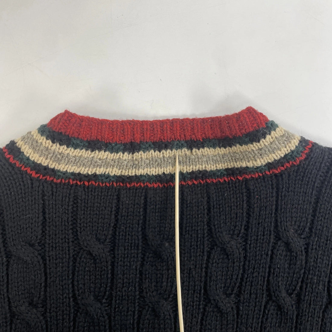 Vintage Polo Ralph Lauren Wool Knit V-Neck Sweater Size Large