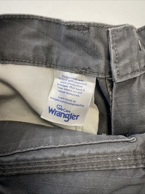 Wrangler Cargo Carpenter Work Pants Size Medium Gray