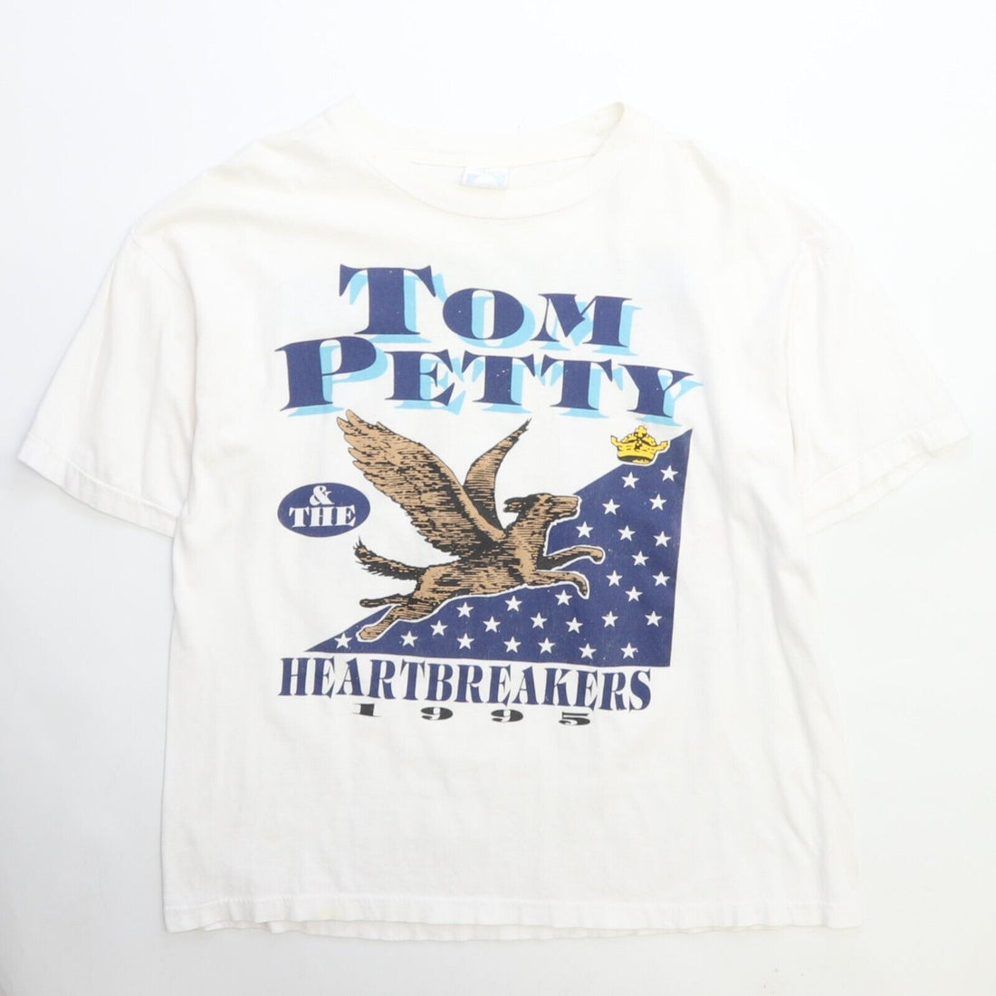 Vintage Tom Petty & The Heartbreakers Tour T-Shirt Size Large 1995 90s