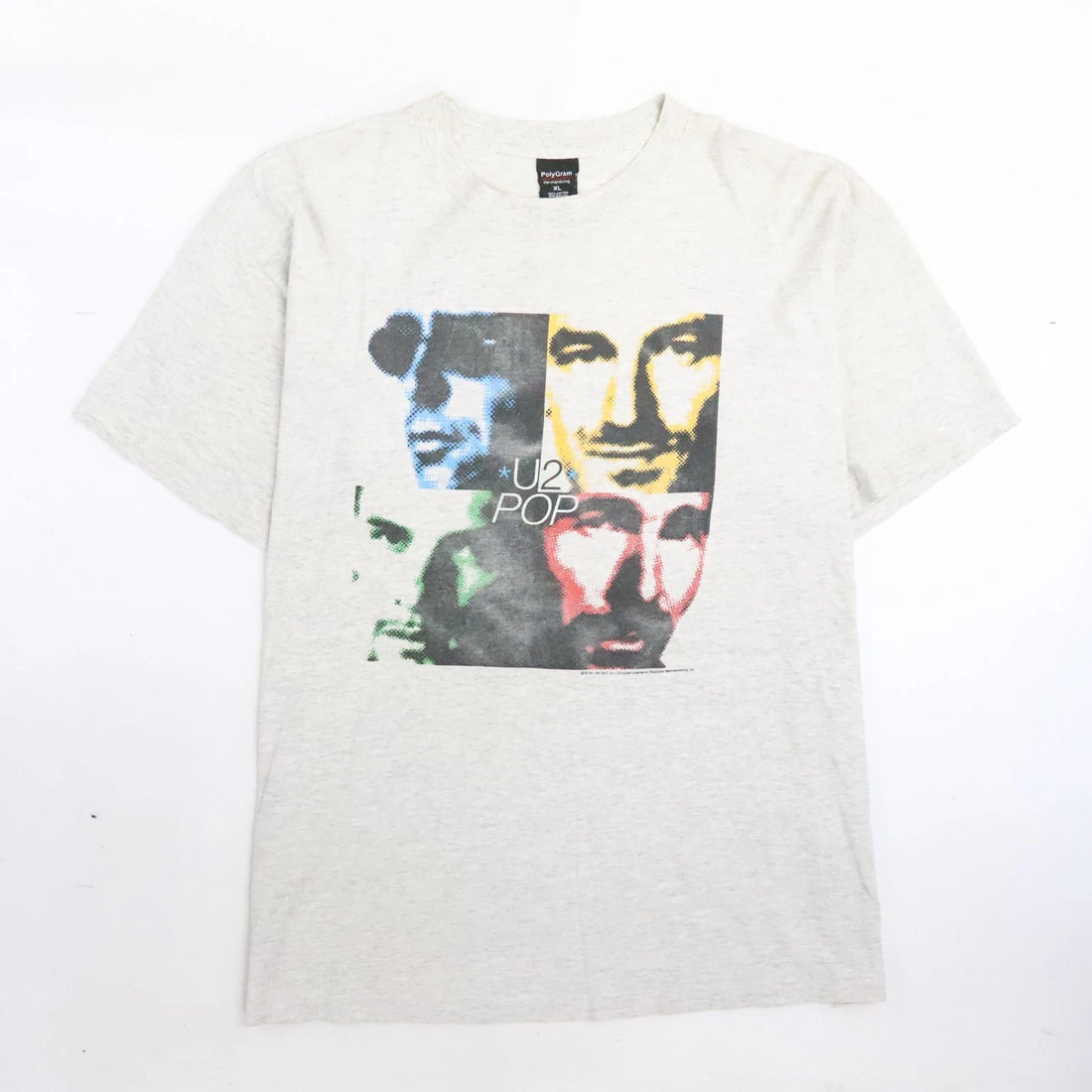 Vintage U2 Pop T-Shirt Size XL Band Tee 1997 90s