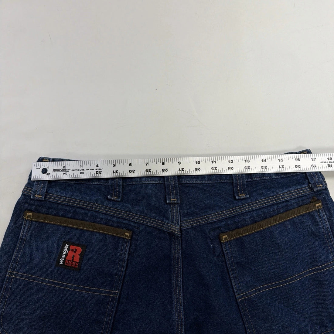 Vintage Wrangler Riggs Workwear Denim Jeans Pants Size 36 X 34