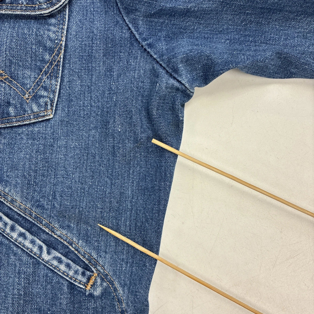Vintage Wrangler Denim Trucker Jacket Size 44