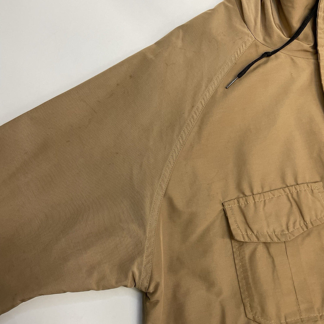 Vintage Eddie Bauer Field Coat Jacket Size Large Beige