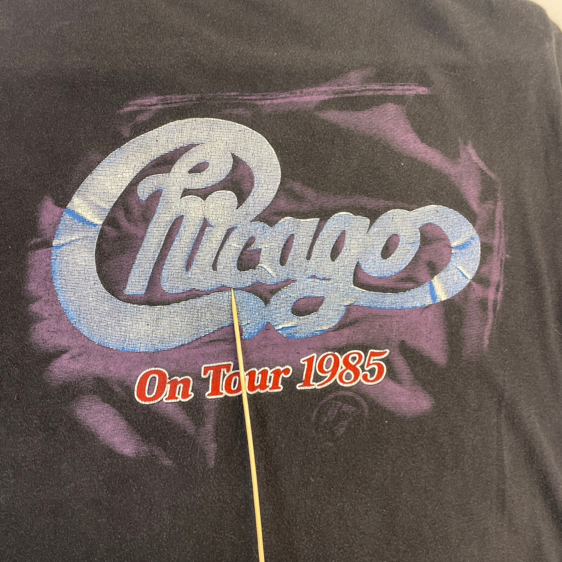 Vintage Chicago On Tour T-Shirt Size Large 1985 80s