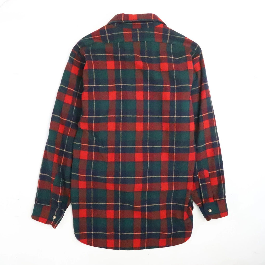 Vintage Pendleton Wool Lodge Button Up Shirt Size Medium Plaid