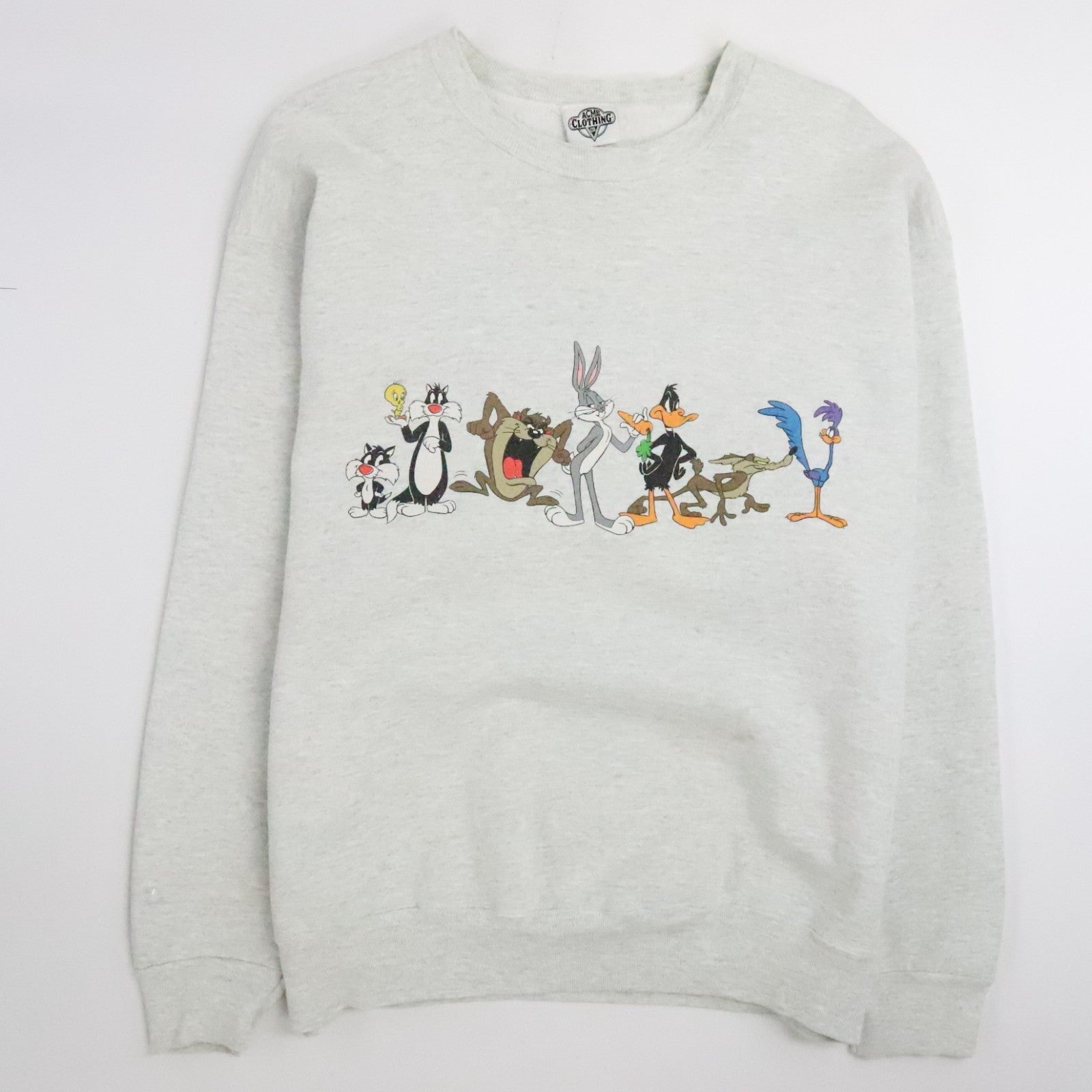 Vintage Looney Tunes Crewneck Sweatshirt Size Large Double