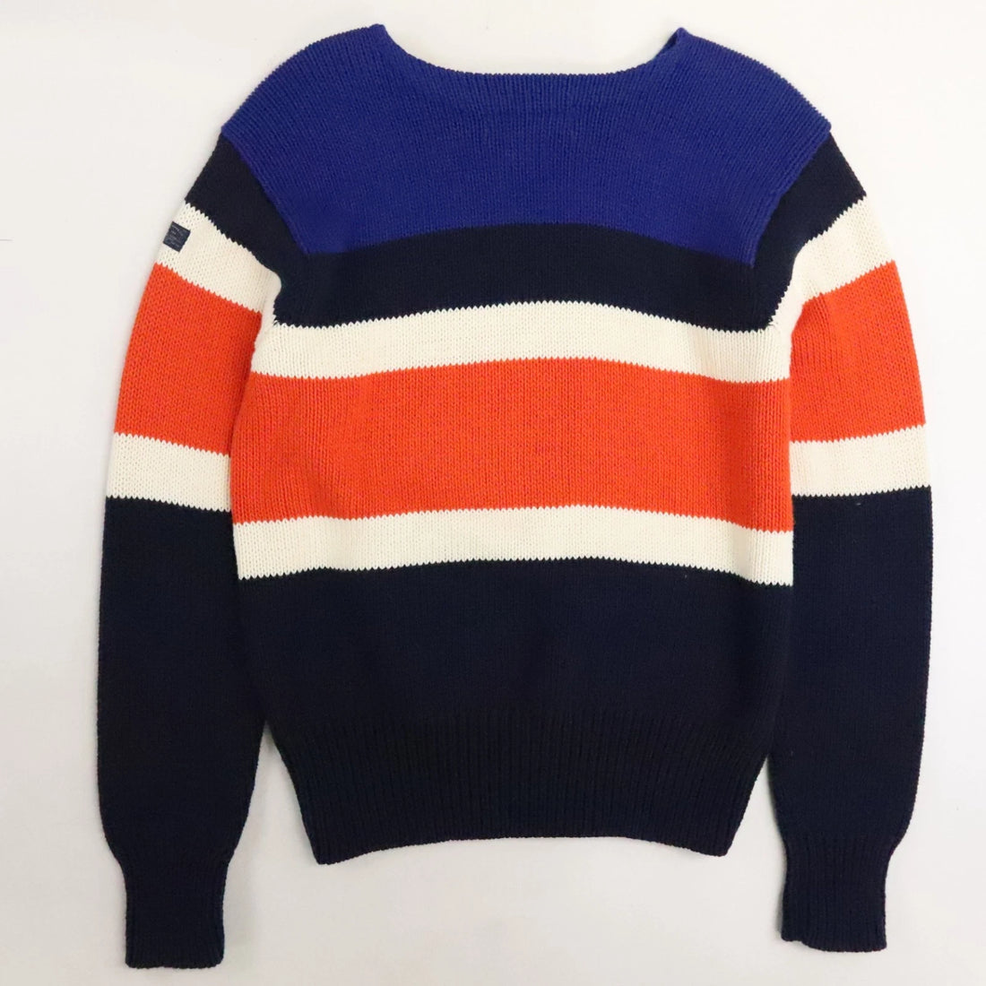 Vintage Polo Ralph Lauren Striped Knit Crewneck Sweater Size Large