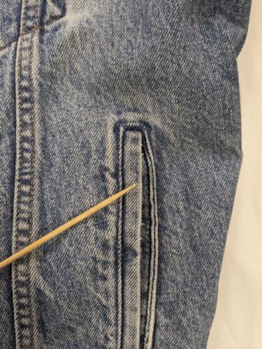 Vintage Levi Strauss & Co Denim Jean Trucker Jacket Size XS