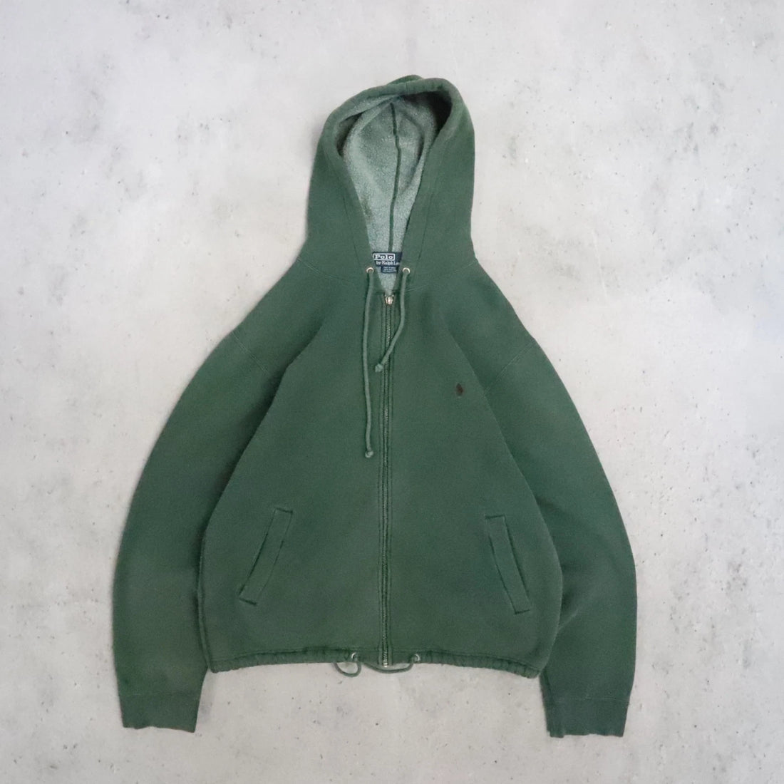 Vintage Polo Ralph Lauren Zip Sweatshirt Hoodie Size Medium