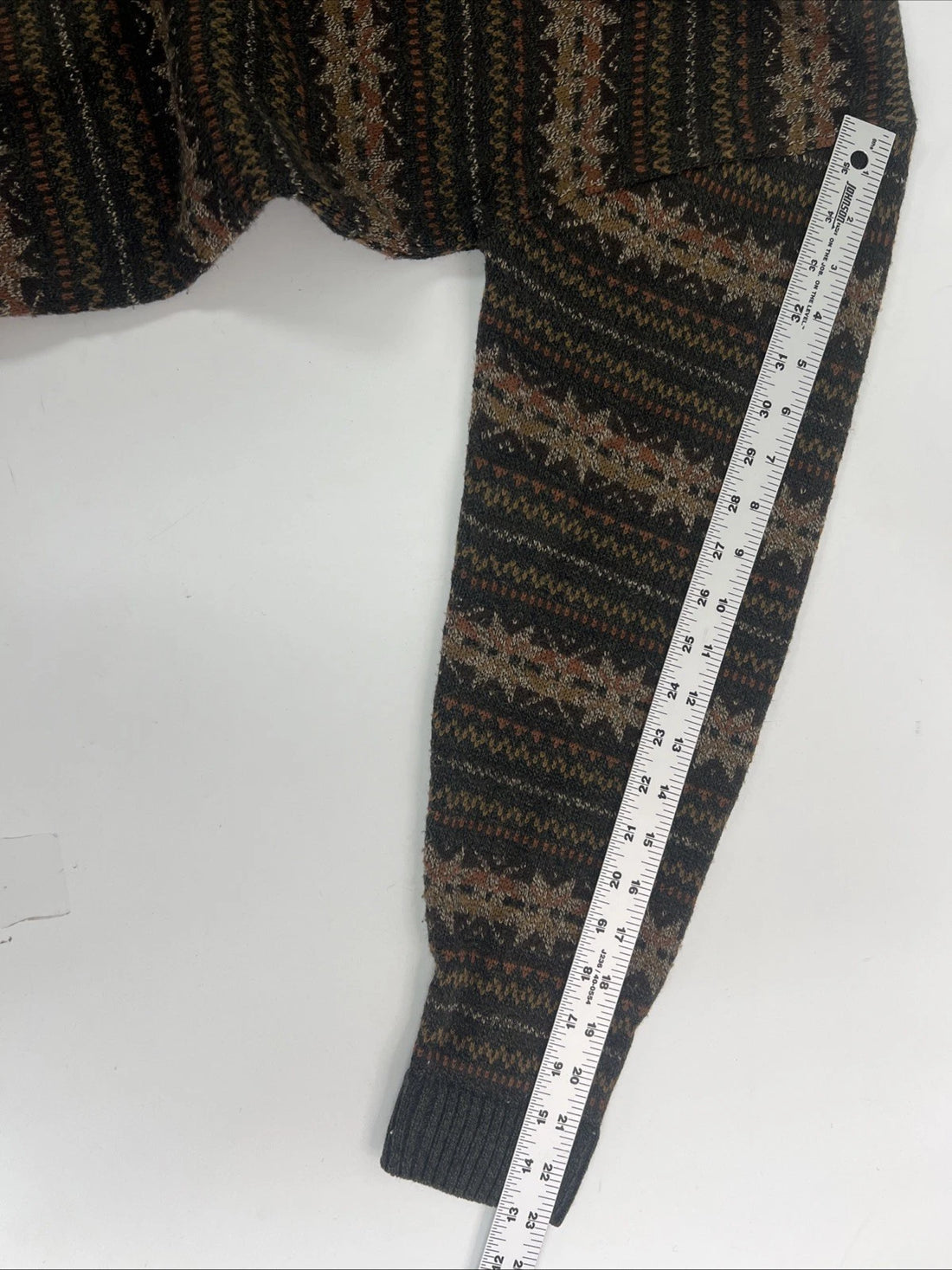 Munsingwear Fair Isle Crewneck Sweater Size Medium