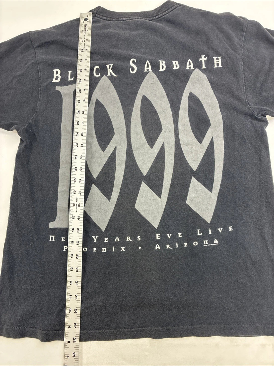 Vintage Black Sabbath New Years Eve Live Band T-Shirt Size Large 1999 90s