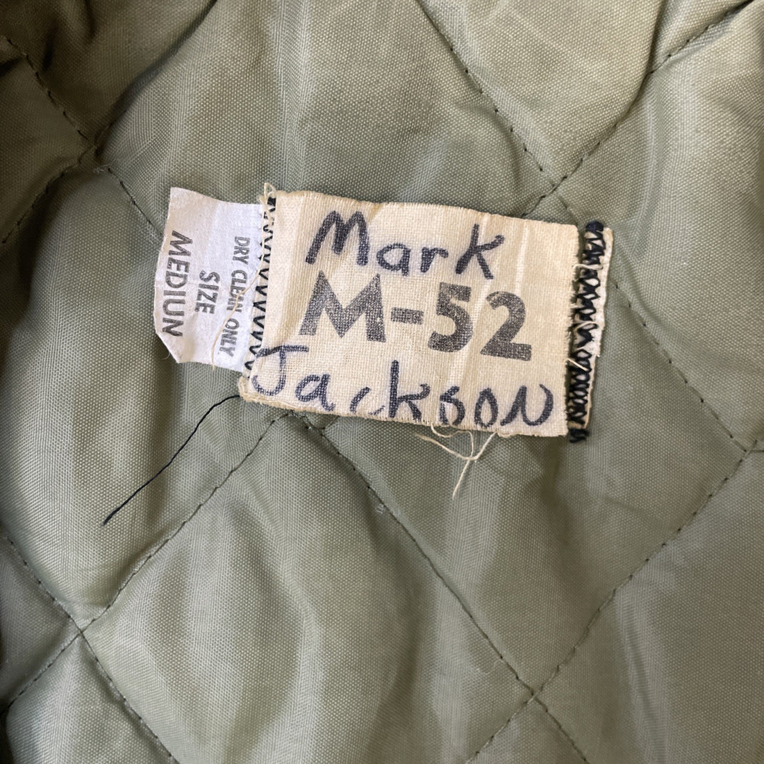 Vintage M-52 Military Army Field Jacket Size Medium Camo