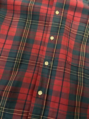 Vintage Sir Pendleton Wool Button Up Fireside Shirt Size Large Tartan Plaid