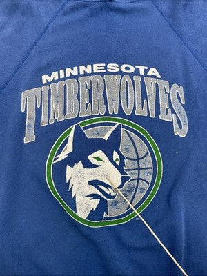 Vintage Minnesota Timberwolves Crewneck Sweatshirt Size XL 90s NBA