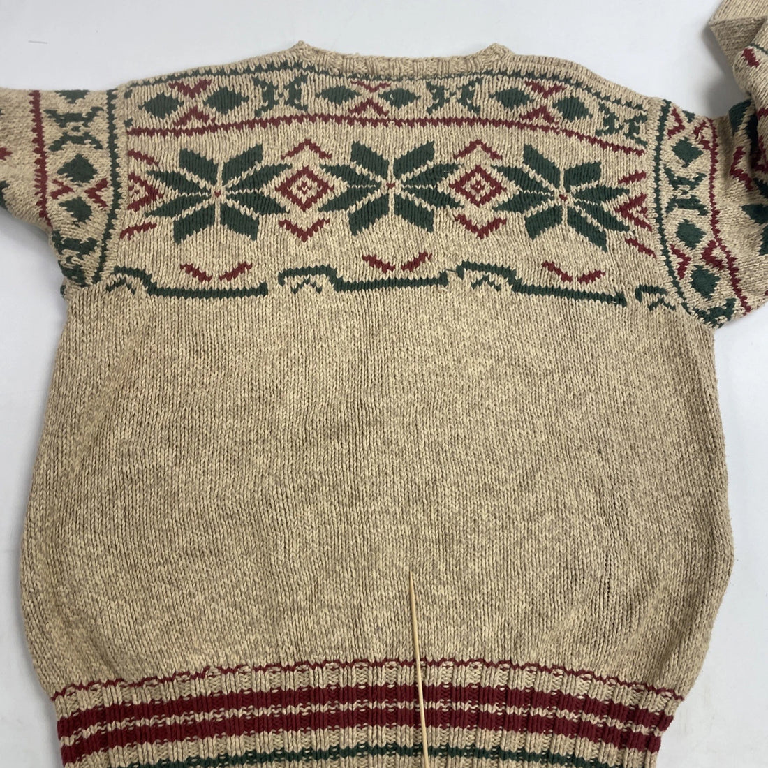 Polo Ralph Lauren Crewneck Sweater Womens Size XL Snowflake Fair Isle