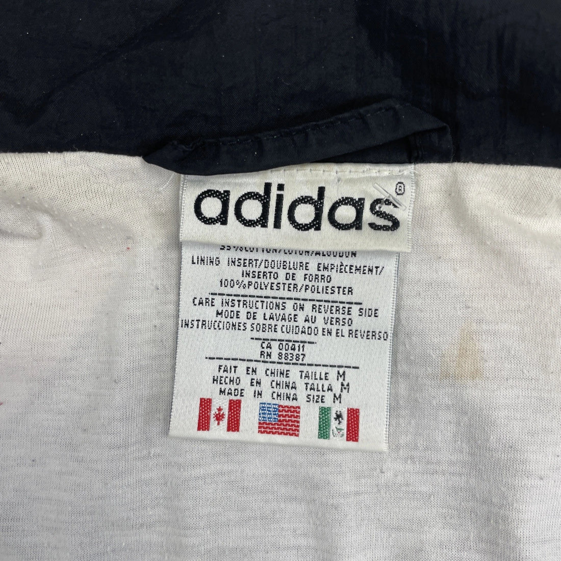 Vintage Adidas Windbreaker Light Jacket Size Medium