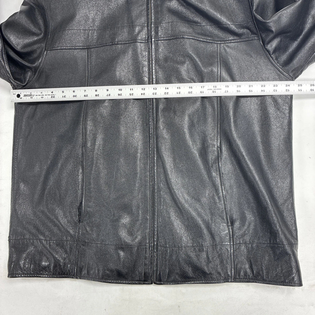 Wilsons M Julian Leather Coat Jacket Size XL Black