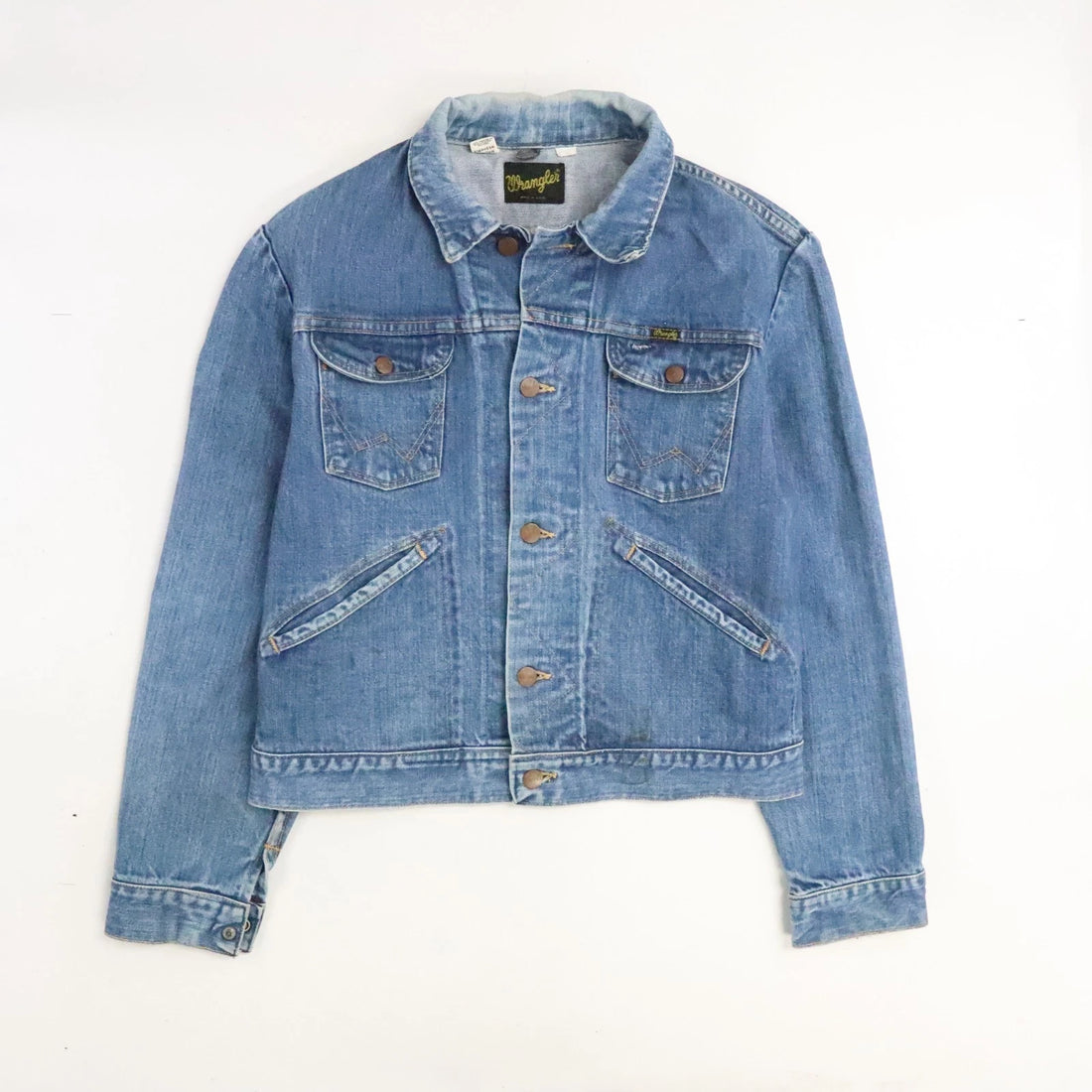 Vintage Wrangler Denim Trucker Jacket Size 44
