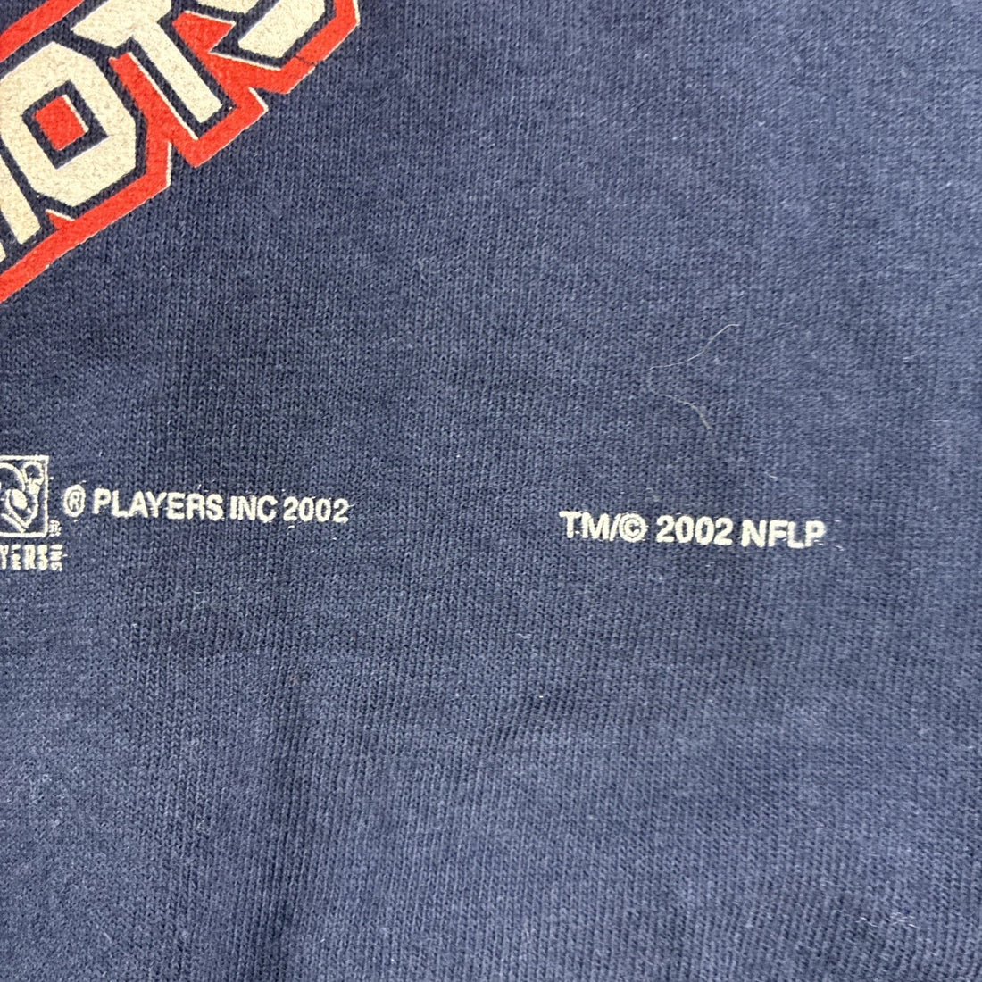 Vintage Tom Brady Patriots Super Bowl XXXVI MVP T-Shirt Size Medium 2002 NFL