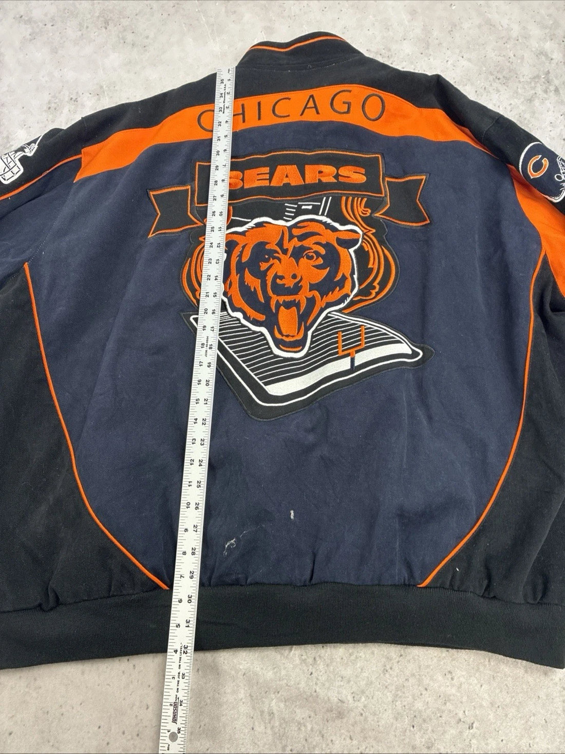 Chicago Bears Varsity Bomber Jacket Size 6XL NFL