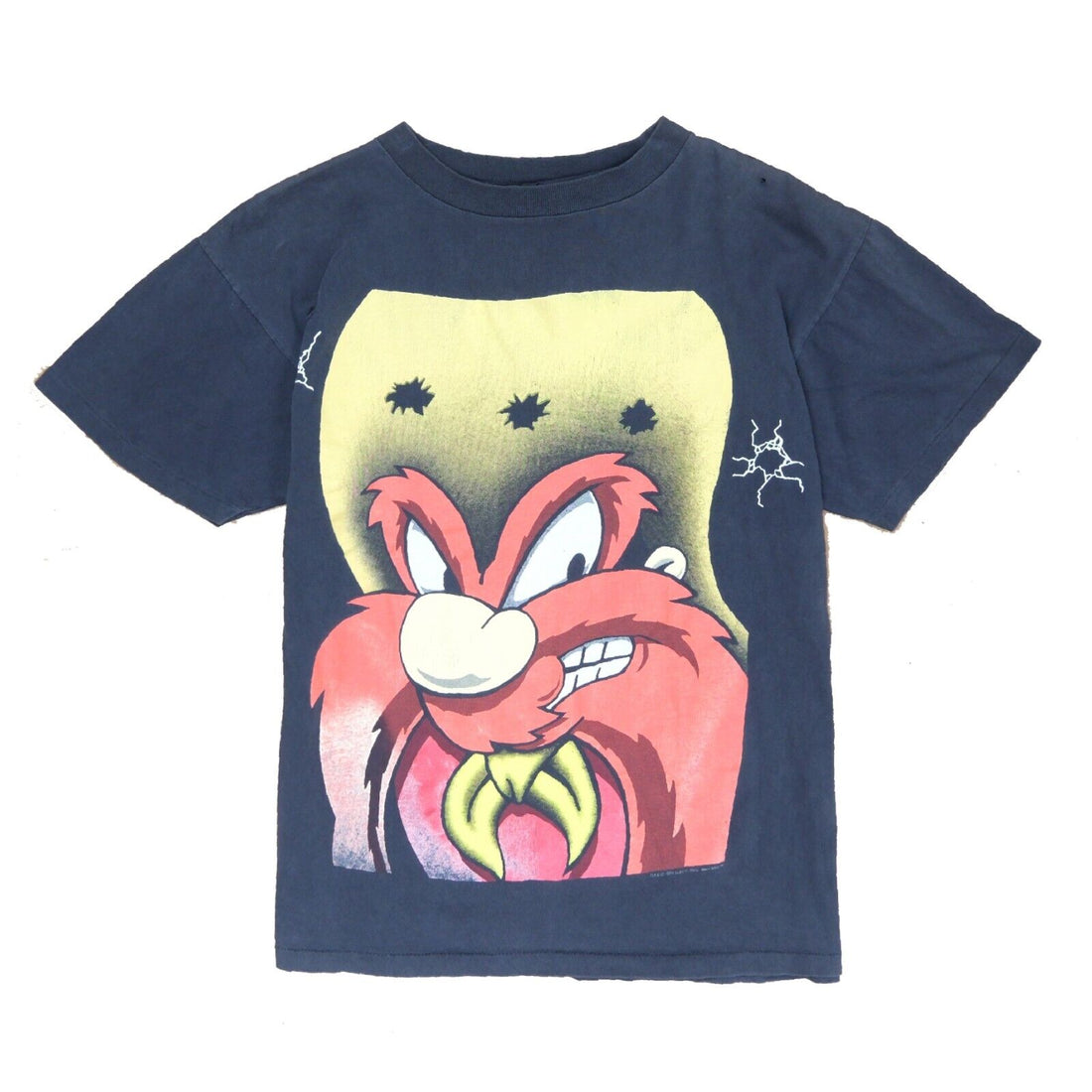 Vintage Yosemite Sam Looney Tunes T-Shirt Medium Cartoon Warner Bros 1993 90s